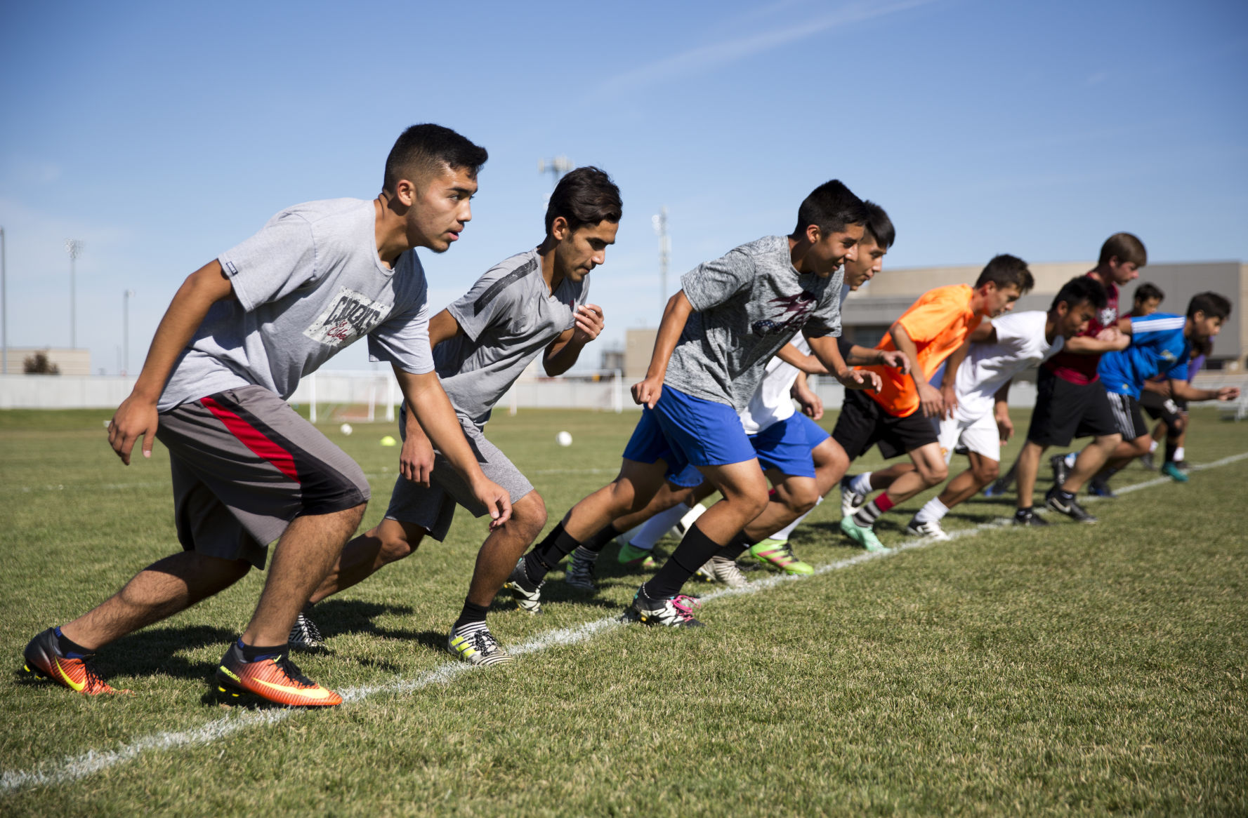 Canyon Ridge soccer practice